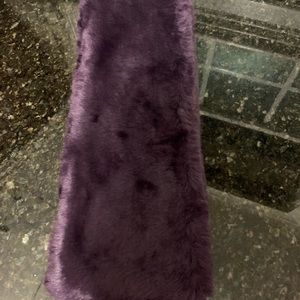 I.N.C fuzzy pull through scarf